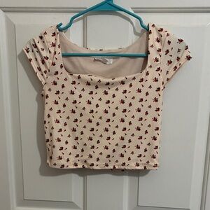 Floral Print Live In the Moment top